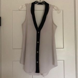 Black & White Tank Top